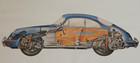 Porsche Distinctive In Both Interior And Exterior 356 Cutaway Poster