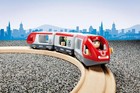 Brio World 33505 - Travel Train Set - Premium 5 Piece Wooden Toy Set For Toddler