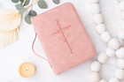 Bible Cover Case For Women     Pu Leather Large Bible Case With Minimalist Debosse