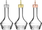 3 Pcs 1 7oz Glass Bitters Bottle Set  Elegant Dash Bottles For Cocktail Bar