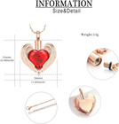 Cremation Urn Necklace For Ashes Stainless Steel Heart Memorial Necklaces Ash Ho