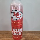 Kansas City Chiefs Nfl Super Bowl Liv Champions Bud Light Empty Aluminum Bottle 