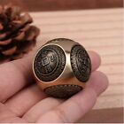 Brass Fidget Spinner Cube  Six-sided Rotating Stress Relief Toy For Adults