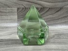 Vintage Ship s Deck Prism Light Green Glass Nautical Pyramid Boat Paperweight