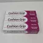 Cushion Grip - Thermoplastic Denture Adhesive  Zinc Free  1 Oz   3-pack  New 
