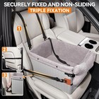 Dog Car Seat For Small Dogs pu Leather Pet Car Seat Boosters puppy Cat Carseats 