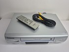 Panasonic Pv-v4524s-k Vhs Player Vcr Movie Cassette Tape Player   Remote Working