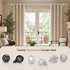 Easy Installation   Metal adjustable Modern 5 8 Inch Metal Window Treatment Rods