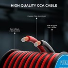 18 Gauge 18 Awg Copper Clad Aluminum 2 Conductor Red Black Electrical Wire 100ft