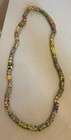 Antique Venetian Millefiori African Trade Bead Necklace 60 Old Beads 36   