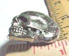 Skull Pin Vintage Motorcycle Collectible Old Biker Vest Pinback Memorabilia