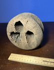 Antique Wooden Ship Three 3 Rope Wood Block Pulley Nautical Sailing 1800s