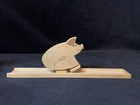 Vintage Rare Htf Wooden Ramp Walking Pig Baby Einstein  missing Block Piece 
