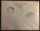1938 Haifa Palestine Window Cover Holland Bank Union