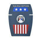 Slate Blue Amc Jeep Americana Floor Mat Pair  set Of 2  - Mopar Licensed
