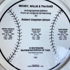 1986 Mickey Willie   The Duke Collector Plate Sports Impressions Autographed Ed