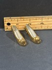 Vintage Mini Porcelain High Heel Shoes     Gold Figurine Pair