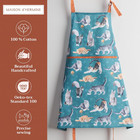 100  Cotton Apron For Women With Pocket Kitchen Chef Apron For Men Cooking Garde