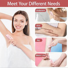 2 In 1 Dual Head Electric Lady Waterproof Shaver Razor For Women            