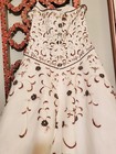 Wedding Dress Nwt Private Collection Bridal Gown White Train 8713 Low Back Zip