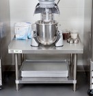 30  X 36  Heavy Equipment Stand W  Casters Stainless Steel Work Table Commercial