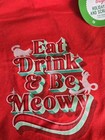 Nwt Merry   Bright Collection Holiday Christmas Tee W scrunchie Cat Apparel Sz M