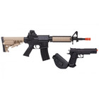 Game Face Gfr37pkts Warrior Protection Spring-powered Rifle   Airsoft Pistol Kit