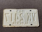 Rare 1963 Alberta Canada License Plate All Original Chevy Ford Dodge Etc 