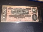 1864 Confederate States Of America  10 Note  