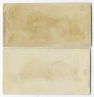 Victorian Dogs Resting 2 Cards 1880s Brown And Black Greet Or Trade Cards Unused