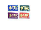 Ascension 1966 Bbc Relay Station 1d  3d  6d   1 6 Complete Set Of 4 Mnh Stamps