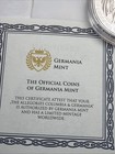 2019 1oz  9999 Silver Allegories     Columbia   Germania Bu W  Coa