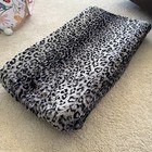 Faux Fur Leopard Infant Baby Diaper Changing Mat Pad Cover