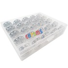 Bobbin Box   25 Fits Singer Featherweight Sewing Machine Bobbins 221 222 301 