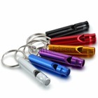 12pcs Long Mini Survival Emergency Whistles Keychain Camping Hiking Outdoor Tool