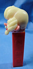 Girl W braids Red Body Pez Dispenser Vintage No Feet Made In Austria