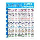 Beginner Guitar Chord Poster Educational Reference Guide For Beginners 2