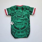 Baby One Piece Baby Mexico Futbol Green Jumpsuit Bebe