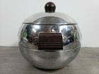 Vtg Mid Century Modern West Bend Penguin Chrome Ice Bucket Bakelite Handles