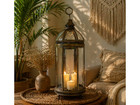 Extra Large Lantern Vintage Gold Freestanding Antique Style Candle 80cm