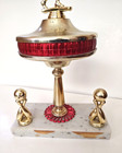Vintage  1970s Woman s Bowling Trophy With Carrera Italy Marble Base  12    Tall