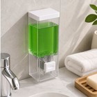 Wall-mounted Press Soap Dispenser Transparent No-drill Traceless Design New