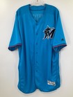 Powell  48 Miami Marlins Game Used Jersey Spring Training Size  52