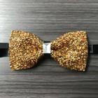 Crystal Glitter Bow Tie Luxurious Wedding Party Rhinestone Adjustable Bowtie