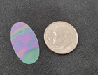 150 Pcs Vintage Loose Flat Oval Sequins 22mm Crystal Iris Sewing Paper Crafts