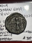 India Kushan Empire Circa A d  152-192 Tetradrachm Mao Huviska Reclining Oncouch