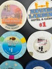 Lot Of 16  sixteen  Casino Chips Nevada -free Shipping