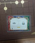 Panini Kayou 2026 Football Alvarez Simeone Argentina Dual Nameplate Gold Card