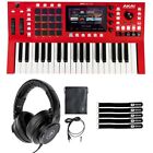 Akai Professional Mpc Key 37 Mpc Music Recording Production Keyboard W Headph   