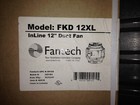 Fantech Fkd 12xl Air Handling Ducted Fan With Fantech Ld 12 Silencer New In Box